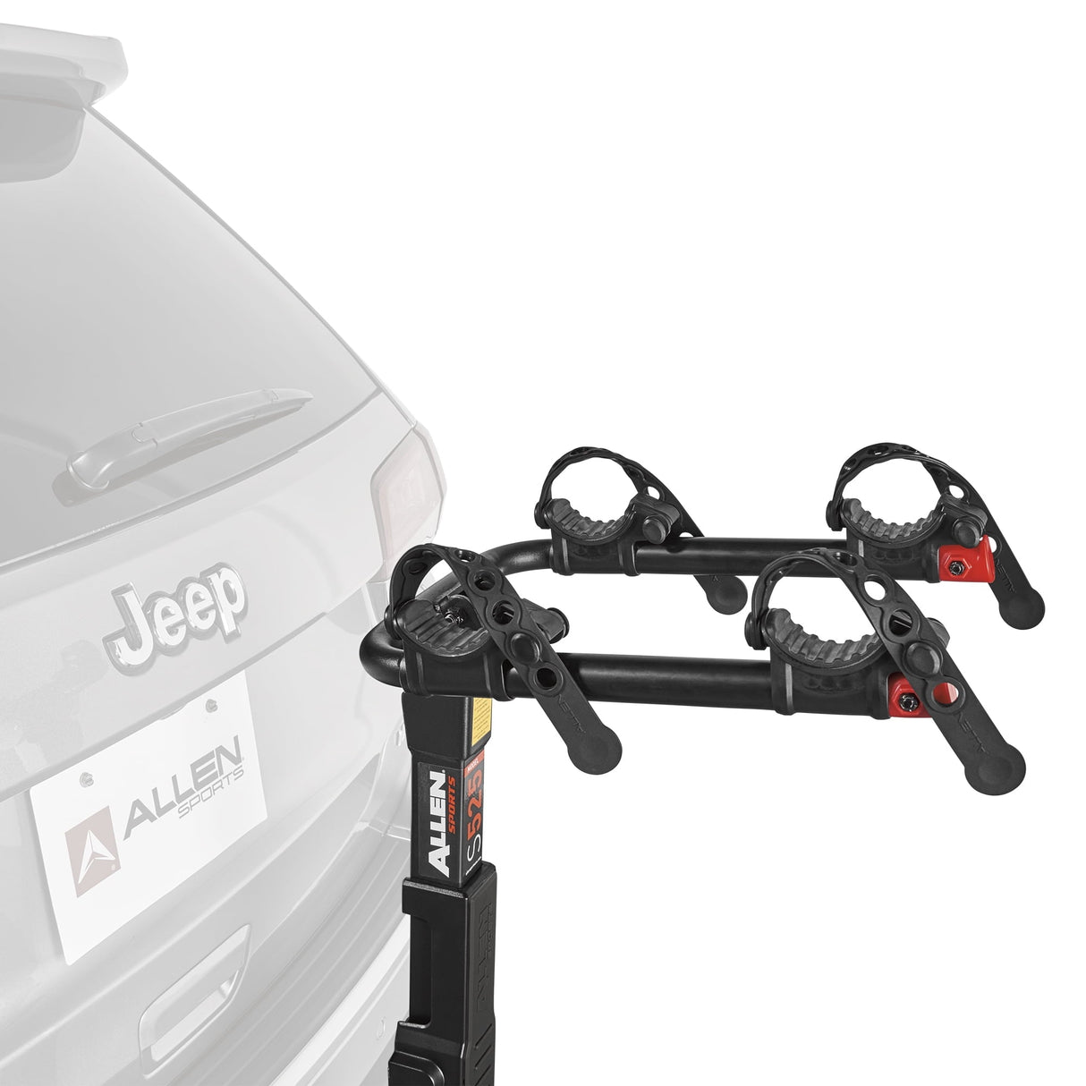 Allen Sports Premier 2-Bicycle Hitch Mounted Bike Rack Carrier, S-525