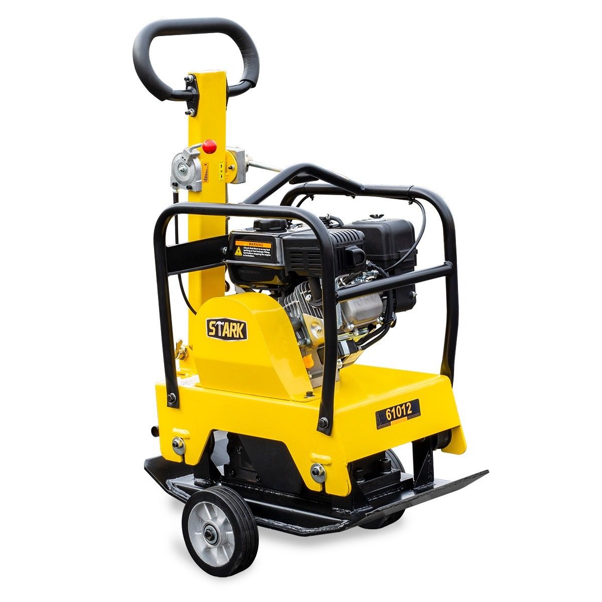 Stark 6.5HP Reversible Plate Compactor Gas-Powered 196cc Engine 4950lbs Force