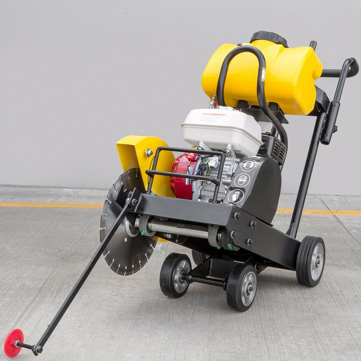 Stark USA 61057 Walk Behind Cut Off Concrete Saw w/Blade Gas 5.5hp GX160 14"