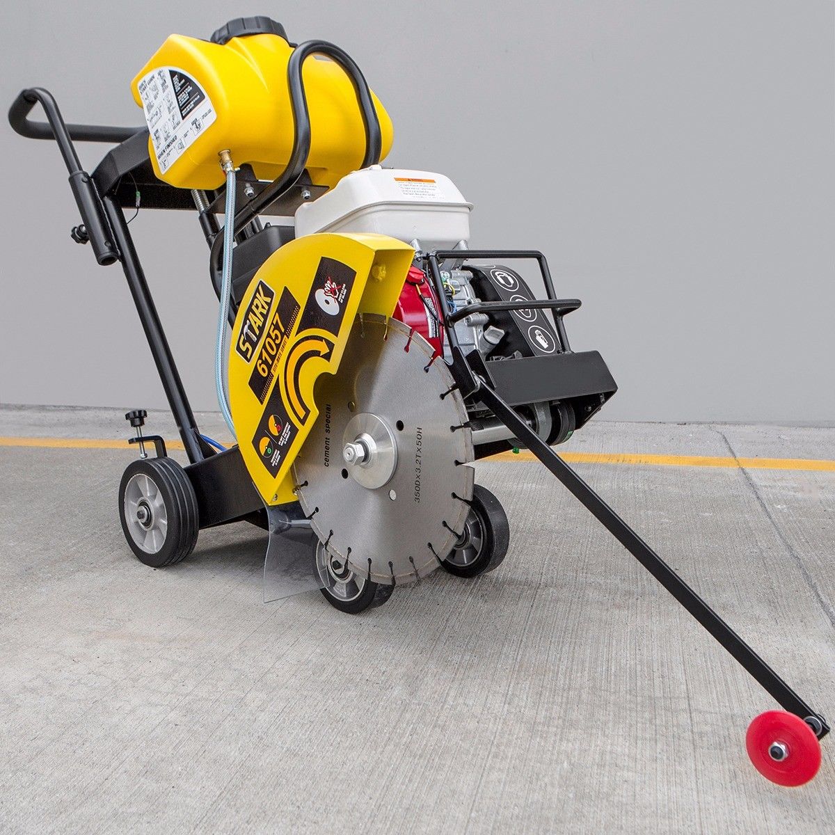 Stark USA 61057 Walk Behind Cut Off Concrete Saw w/Blade Gas 5.5hp GX160 14"