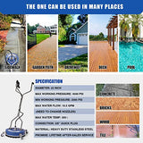 MEKOH Pressure Washer Surface Cleaner 20'', 4500PSI Power Washer