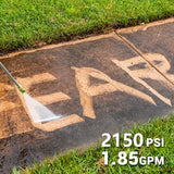 Rock&Rocker Powerful Electric Pressure Washer, 2150PSI Max 2.6 GPM