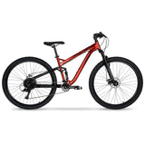 Hyper Bicycles Men's 29" Explorer Dual Suspension Mountain Bike, Red