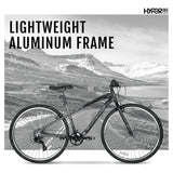 Hyper Bicycles 700c Urban Bike for Adults, Gray