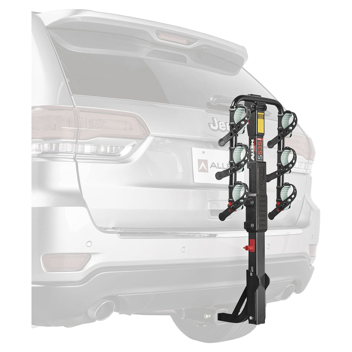 Allen Sports Premier 3-Bicycle Hitch Mounted Bike Rack Carrier, S-535