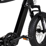 Hyper Bicycles Ultra 40 20" 36V Electric Bike for Adults, Pedal-Assist, 250W E-Bike Motor, Matte Black