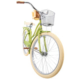 Huffy, Nel Lusso Classic Cruiser Bike with Perfect Fit Frame, Women's, Green, 26"