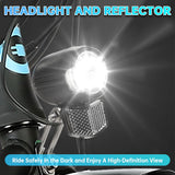 ECOTRIC 500 W 36 V E-Ride Foldable 20“ Electric Bicycle Fat Tire Removable Battery 7 Speed Children A-E516646