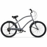 Hyper Bicycle Men's Cruiser 26" Commuter Bike, Gray