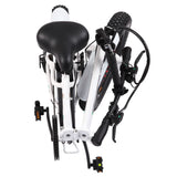 ECOTRIC 20 Inch Fat Tire Foldable 500W 36V Electric Bike Bicycle Pedal Assist Beach City Mountain E-Bike Adults Commuter Women Men White A-E516646