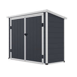Jasmine 6x3ft Plastic Storage Unit With Foundation Kit