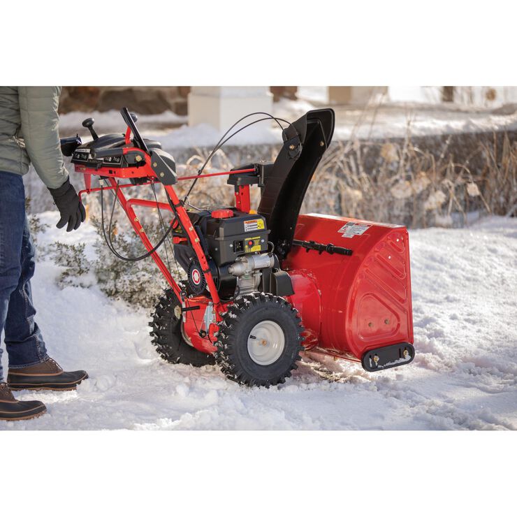 Troy-Bilt 26 in. 243 cc 2-Stage Gas Snow Blower with Electric Start Self Propelled and 1-Hand Operation Model 2665