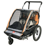 Allen Sports 2-Child Bicycle Trailer and Stroller, model AS2
