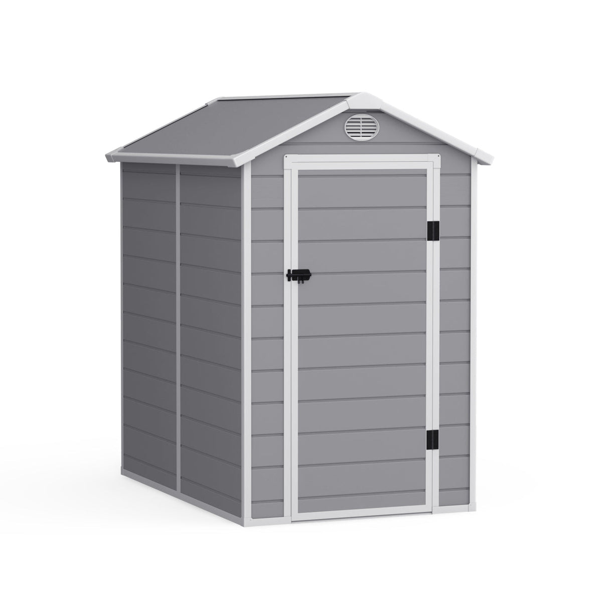 Lotus Animus Apex Plastic Shed Light Grey With Floor - Available In 2 Sizes
