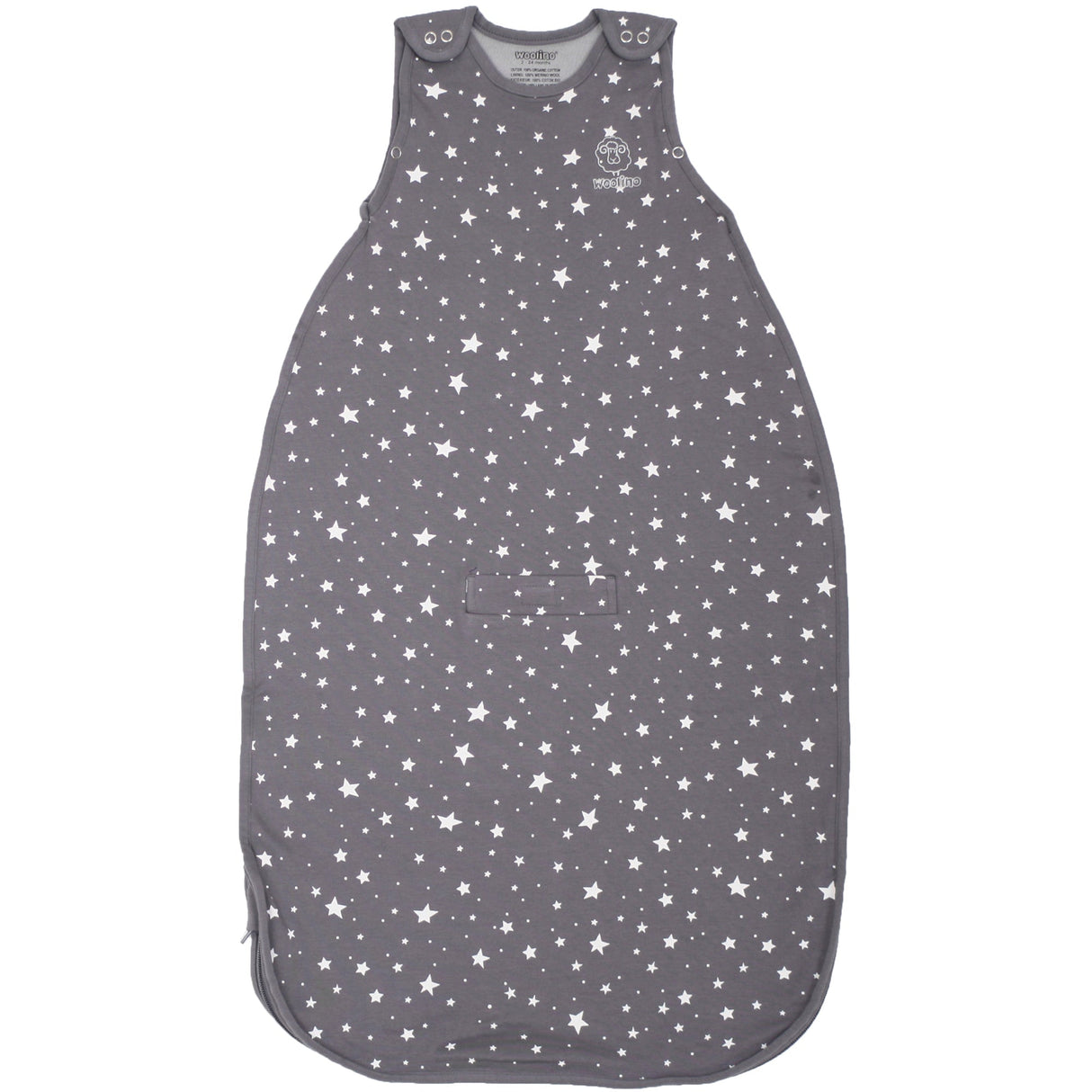 4 Season Ultimate Toddler Sleep Bag, Merino Wool, 2 - 4 Years, Star Gray