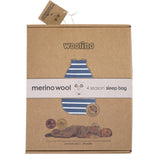 4 Season Ultimate Toddler Sleep Bag, Merino Wool, 2 - 4 Years, Navy Blue