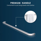 ELEGANT Bathtub Double Sliding Doors 60 in. W x 57.4 in. H Brushed Nickel Finish