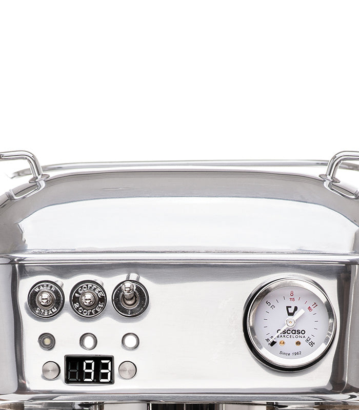 Dream PID, Programmable Home Espresso Machine w/ Volumetric Controls, 120V (Aluminum)