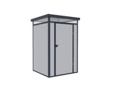 Lotus Curo Light & Dark Grey Plastic Shed - Available In 2 Sizes