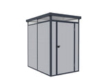 Lotus Curo Light & Dark Grey Plastic Shed - Available In 2 Sizes