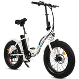 ECOTRIC 20" 500W 12.5Ah Folding Electric Bicycle E-bike Fat Tire Foldable Pedal Assist Bike Children UL A-E516646