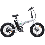 ECOTRIC Folding 20" Fat Tire Electric Bike 500 W Removable Battery Pedal Assist Power A-E516646