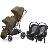 Cybex Gazelle S and Aton 2 Twin Travel System