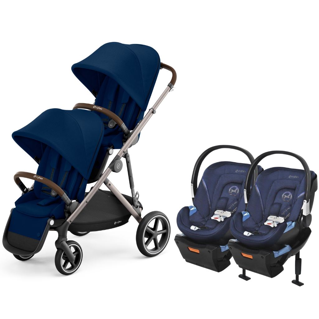 Cybex Gazelle S and Aton 2 Twin Travel System