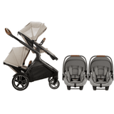 2022 Nuna Demi Grow and PIPA Lite Twin Travel System
