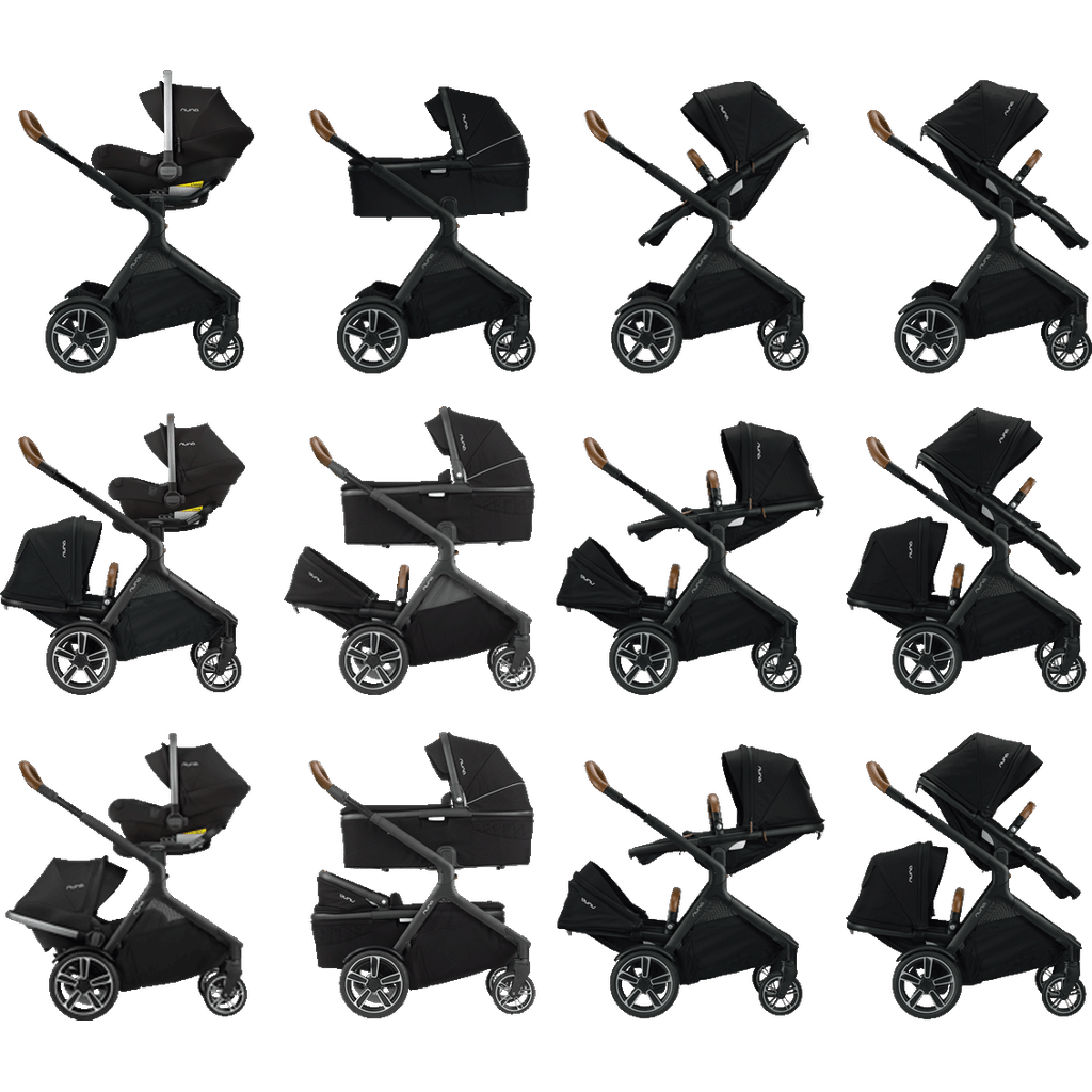 2022 Nuna Demi Grow and PIPA Lite Twin Travel System