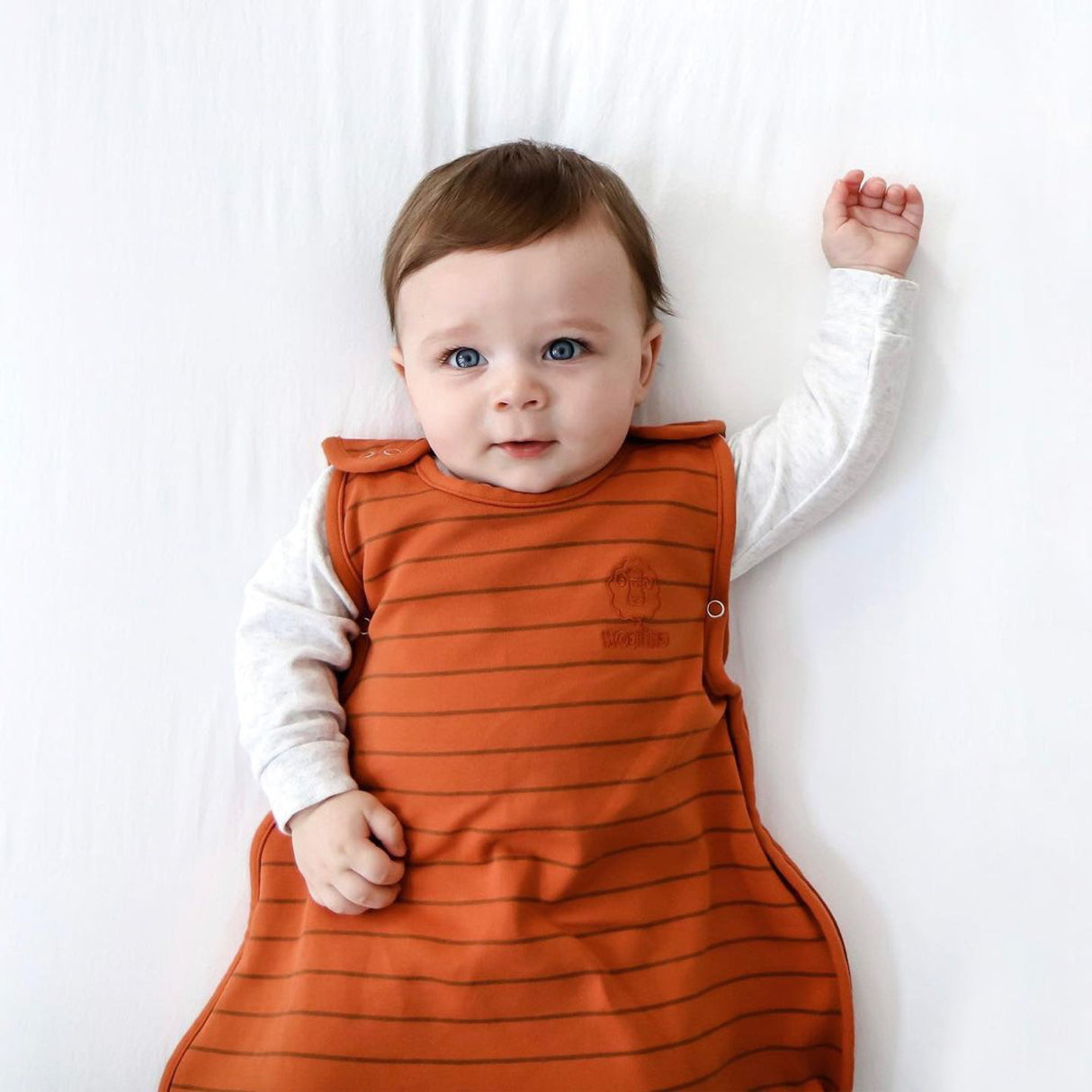 4 Season Ultimate Baby Sleep Bag, Merino Wool, 2 Months - 2 Years, Rust