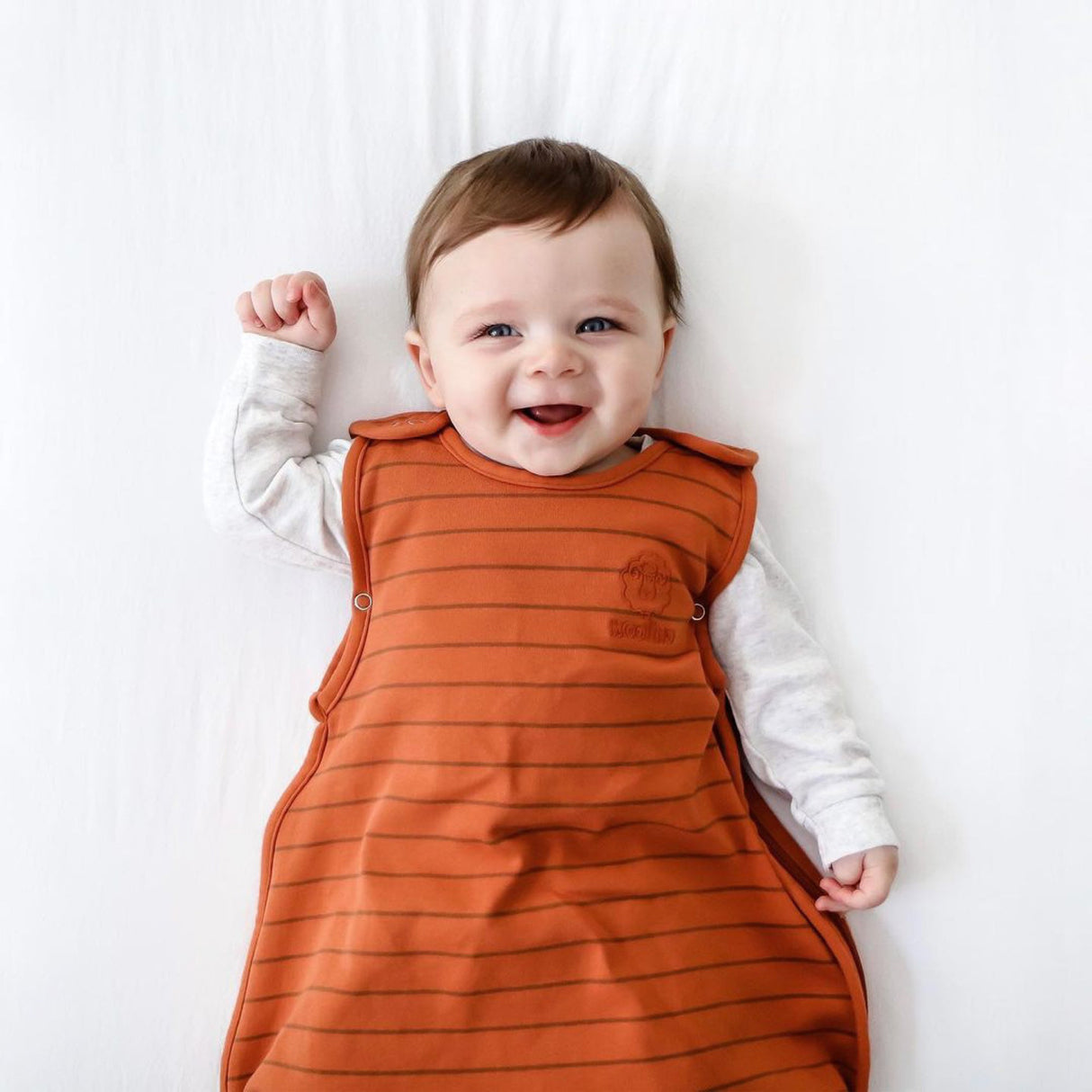 4 Season Ultimate Baby Sleep Bag, Merino Wool, 2 Months - 2 Years, Rust
