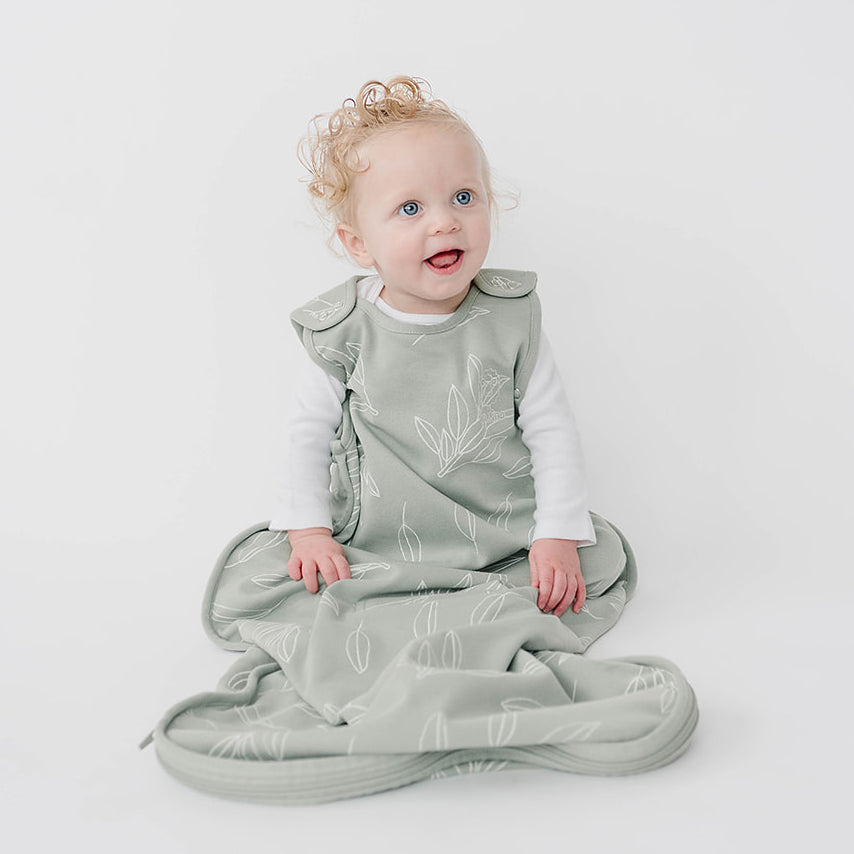 4 Season Ultimate Baby Sleep Bag, Merino Wool, 2 Months - 2 Years, Sage