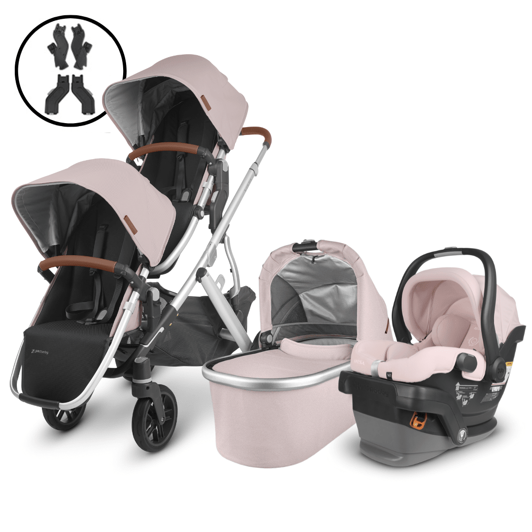 UPPAbaby VISTA V2 Double Stroller and MESA V2 Travel System