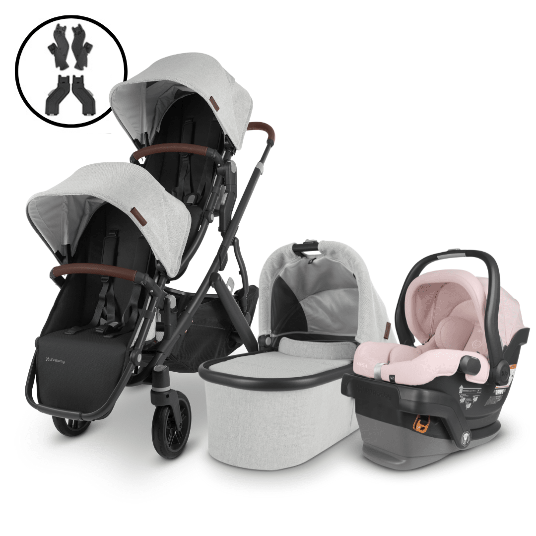 UPPAbaby VISTA V2 Double Stroller and MESA V2 Travel System