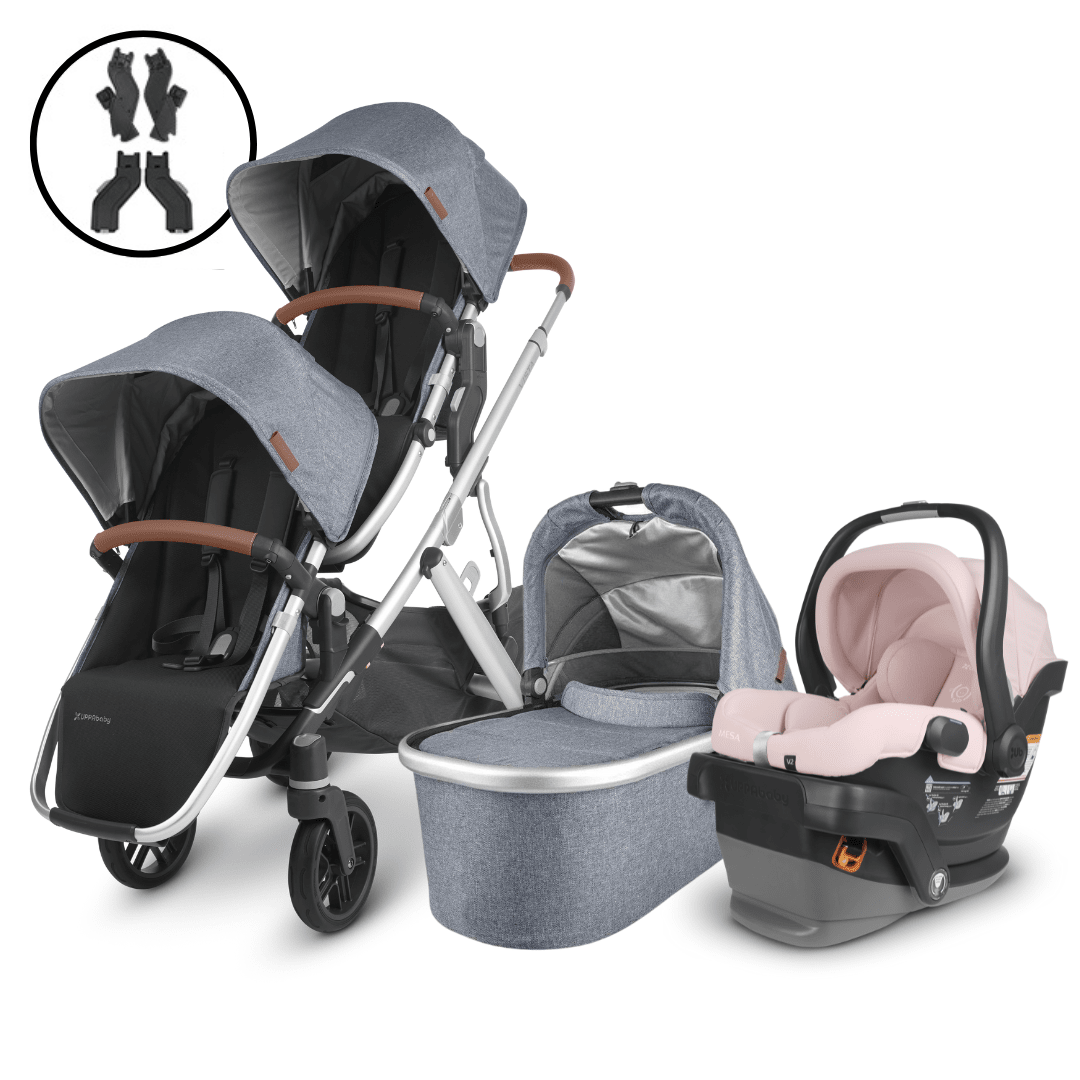 UPPAbaby VISTA V2 Double Stroller and MESA V2 Travel System