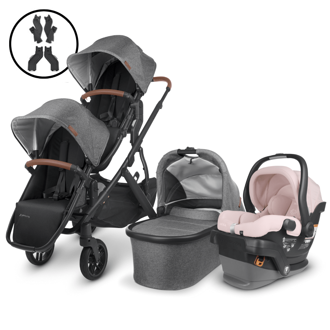 UPPAbaby VISTA V2 Double Stroller and MESA V2 Travel System