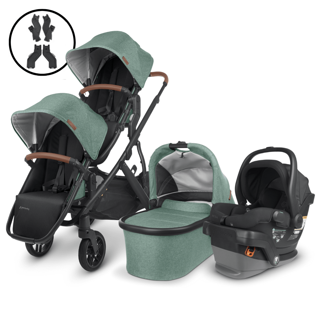 UPPAbaby VISTA V2 Double Stroller and MESA V2 Travel System
