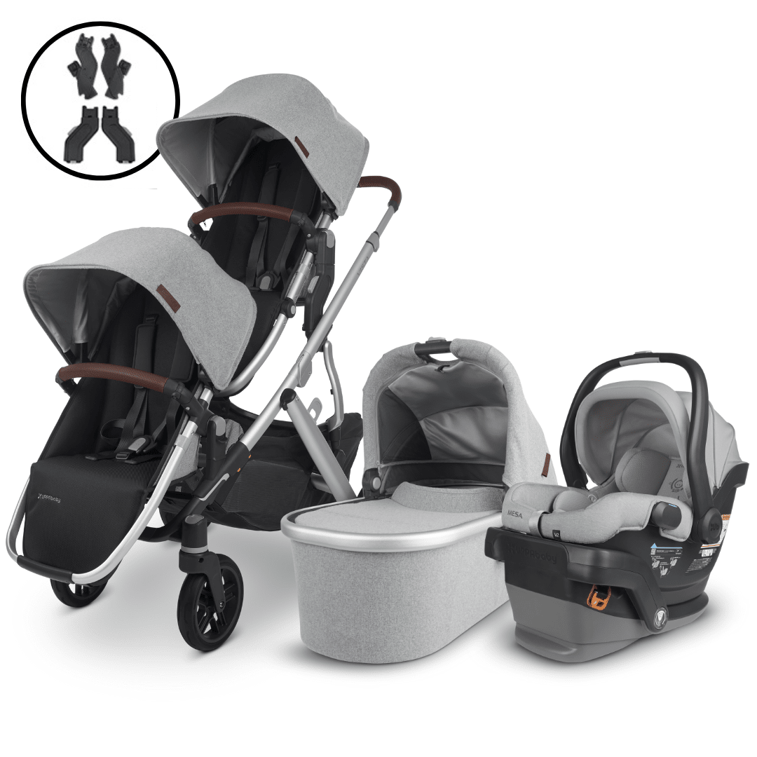 UPPAbaby VISTA V2 Double Stroller and MESA V2 Travel System