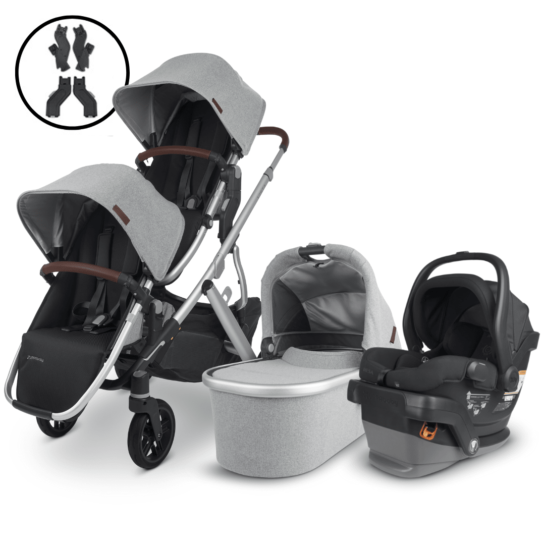 UPPAbaby VISTA V2 Double Stroller and MESA V2 Travel System