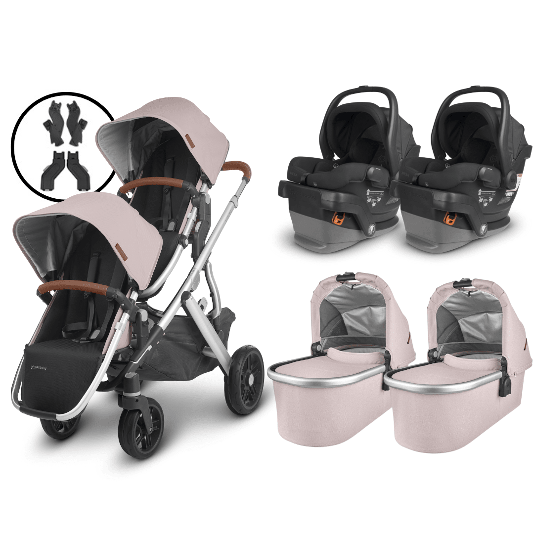 UPPAbaby VISTA V2 Twin Stroller and MESA V2 Travel System