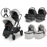 UPPAbaby VISTA V2 Twin Stroller and MESA V2 Travel System