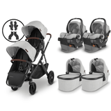 UPPAbaby VISTA V2 Twin Stroller and MESA V2 Travel System