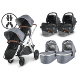 UPPAbaby VISTA V2 Twin Stroller and MESA V2 Travel System