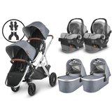 UPPAbaby VISTA V2 Twin Stroller and MESA V2 Travel System