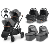 UPPAbaby VISTA V2 Twin Stroller and MESA V2 Travel System