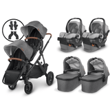 UPPAbaby VISTA V2 Twin Stroller and MESA V2 Travel System