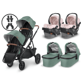 UPPAbaby VISTA V2 Twin Stroller and MESA V2 Travel System