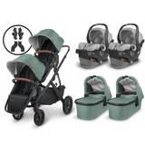 UPPAbaby VISTA V2 Twin Stroller and MESA V2 Travel System