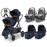 UPPAbaby VISTA V2 Twin Stroller and MESA V2 Travel System